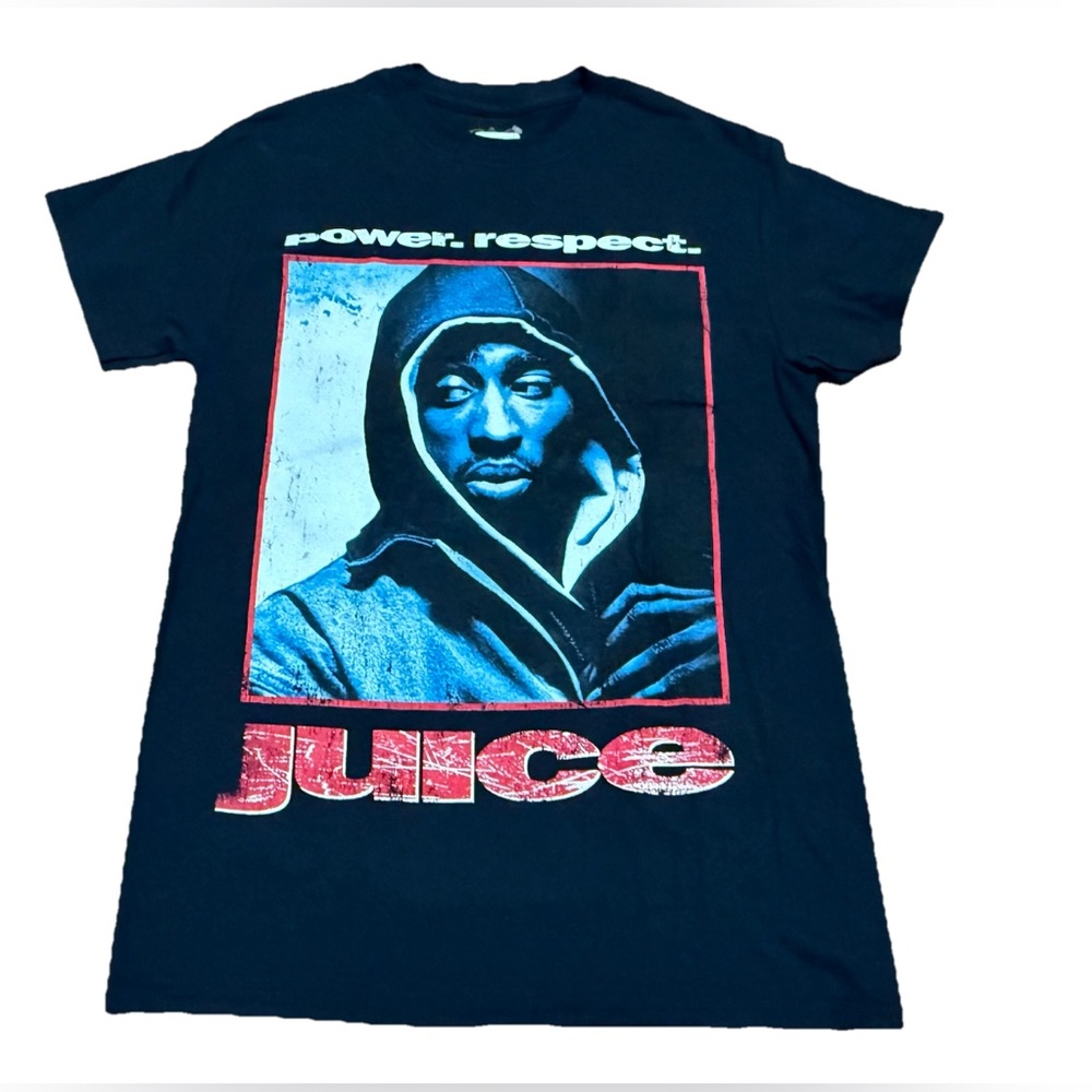 Tupac Juice Power Respect Movie Poster Shirt Men’s Size S 2Pac NWT